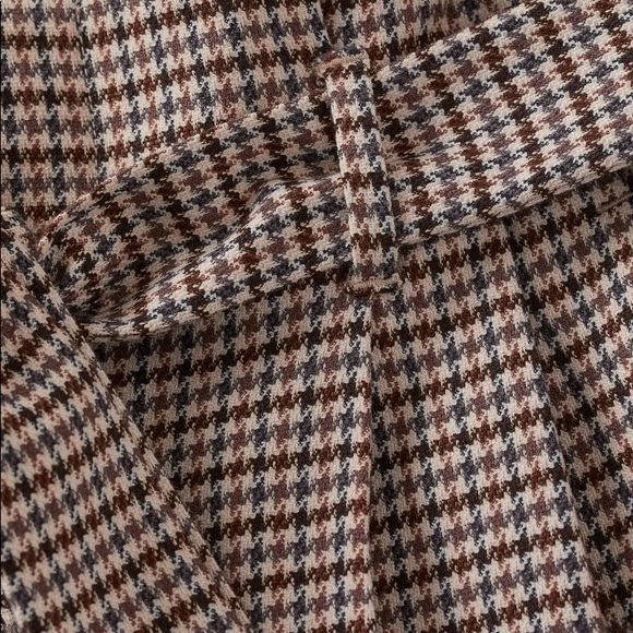 H&M Paper-bag Houndstooth Pants - Picture 4 of 6